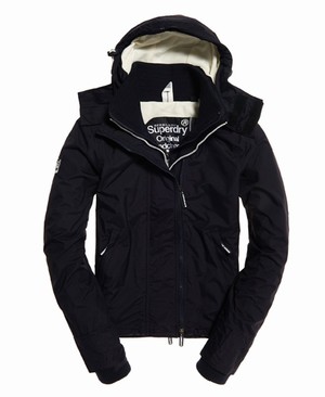 Superdry Pop Cipzár Hood Arctic SD-Windcheater Női Kabát Sötétkék | JKVIF4901